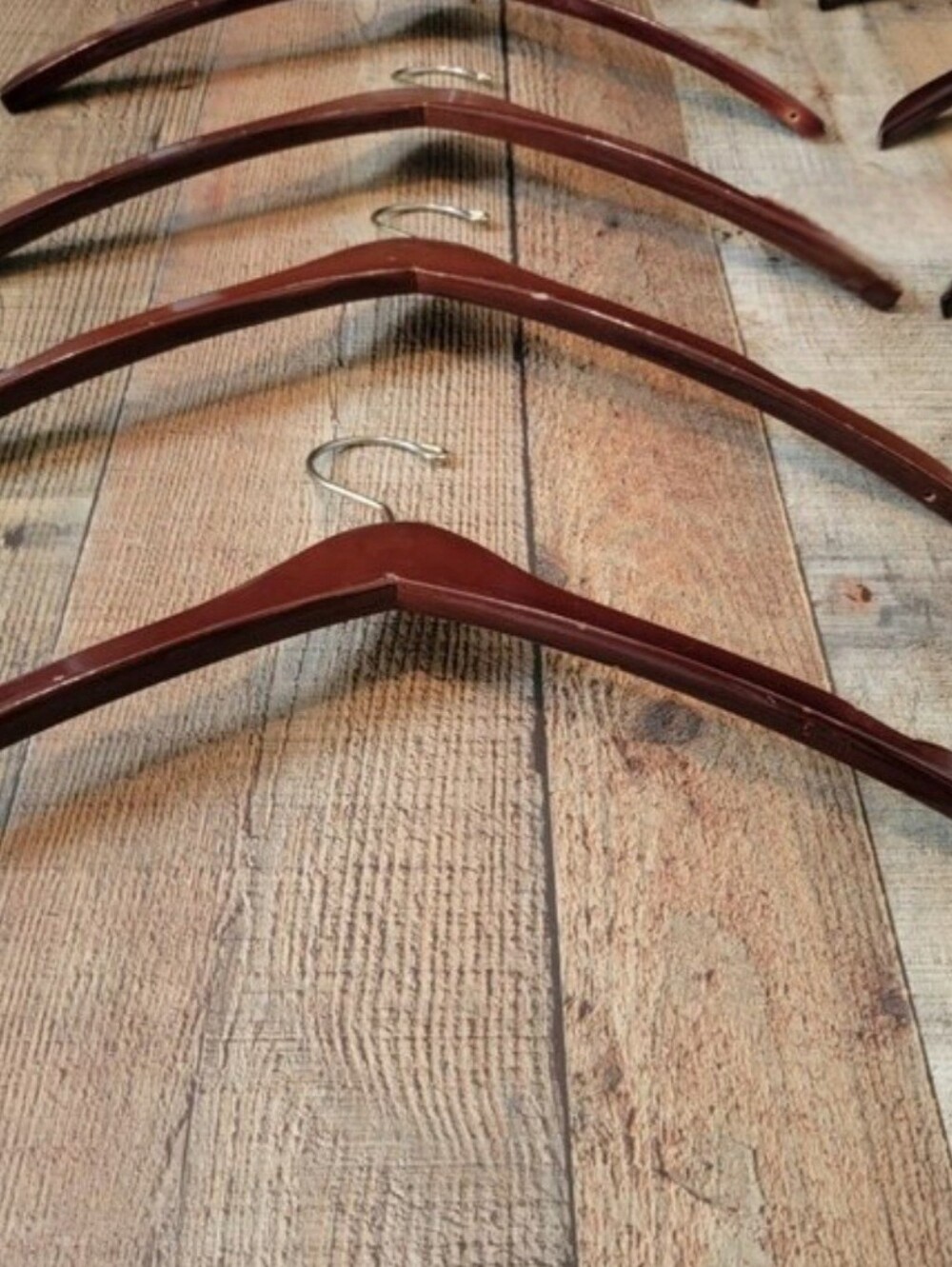 Abercrombie and Fitch Retail Store Wooden Hangers with Notches - 10 - Picture 4 of 16